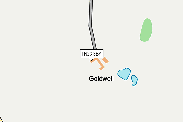 TN23 3BY map - OS OpenMap – Local (Ordnance Survey) TN23 3BY map - OS OpenMap – Local (Ordnance Survey)