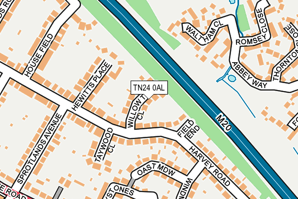 TN24 0AL map - OS OpenMap – Local (Ordnance Survey) TN24 0AL map - OS OpenMap – Local (Ordnance Survey)