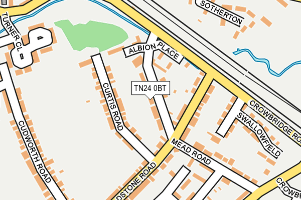 TN24 0BT map - OS OpenMap – Local (Ordnance Survey) TN24 0BT map - OS OpenMap – Local (Ordnance Survey)