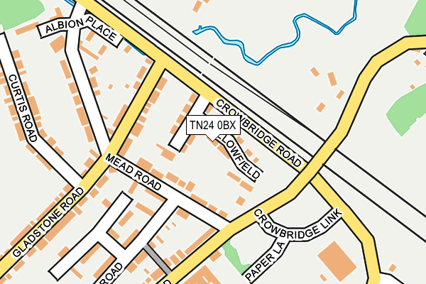 TN24 0BX map - OS OpenMap – Local (Ordnance Survey) TN24 0BX map - OS OpenMap – Local (Ordnance Survey)