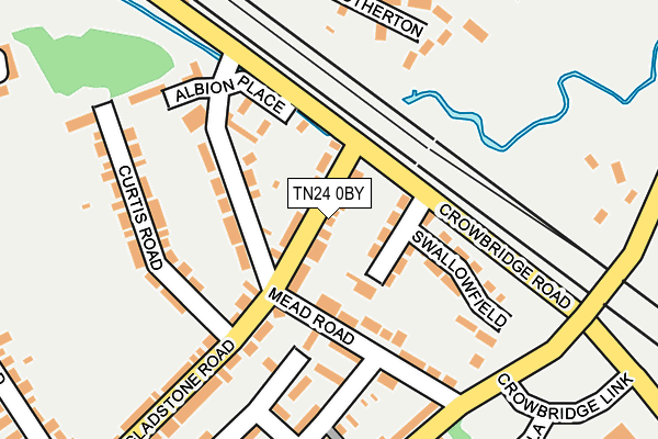 TN24 0BY map - OS OpenMap – Local (Ordnance Survey) TN24 0BY map - OS OpenMap – Local (Ordnance Survey)