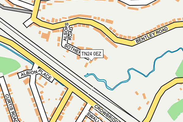 TN24 0EZ map - OS OpenMap – Local (Ordnance Survey) TN24 0EZ map - OS OpenMap – Local (Ordnance Survey)