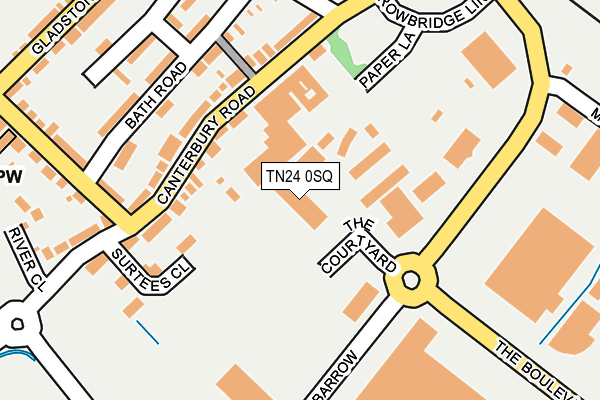 TN24 0SQ map - OS OpenMap – Local (Ordnance Survey) TN24 0SQ map - OS OpenMap – Local (Ordnance Survey)