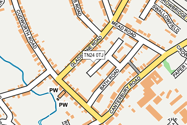TN24 0TJ map - OS OpenMap – Local (Ordnance Survey) TN24 0TJ map - OS OpenMap – Local (Ordnance Survey)