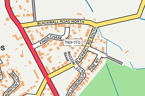 TN24 0TQ map - OS OpenMap – Local (Ordnance Survey) TN24 0TQ map - OS OpenMap – Local (Ordnance Survey)