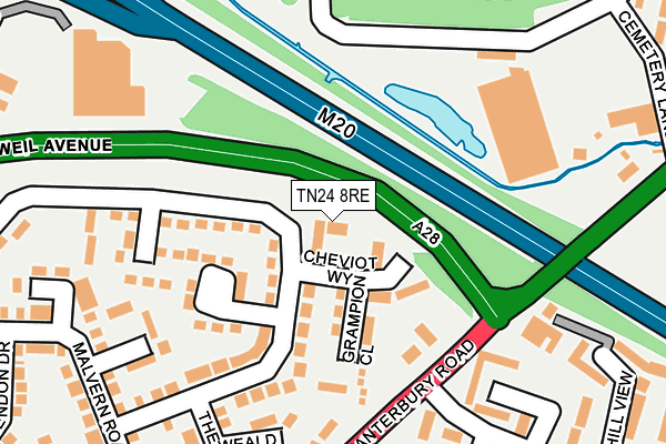 TN24 8RE map - OS OpenMap – Local (Ordnance Survey) TN24 8RE map - OS OpenMap – Local (Ordnance Survey)