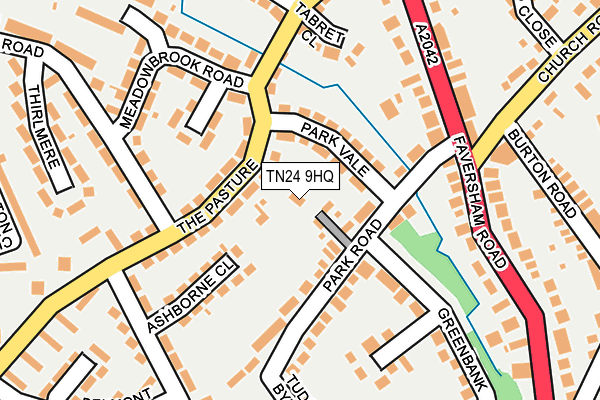 TN24 9HQ map - OS OpenMap – Local (Ordnance Survey) TN24 9HQ map - OS OpenMap – Local (Ordnance Survey)