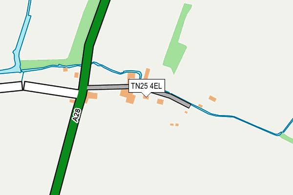 TN25 4EL map - OS OpenMap – Local (Ordnance Survey) TN25 4EL map - OS OpenMap – Local (Ordnance Survey)