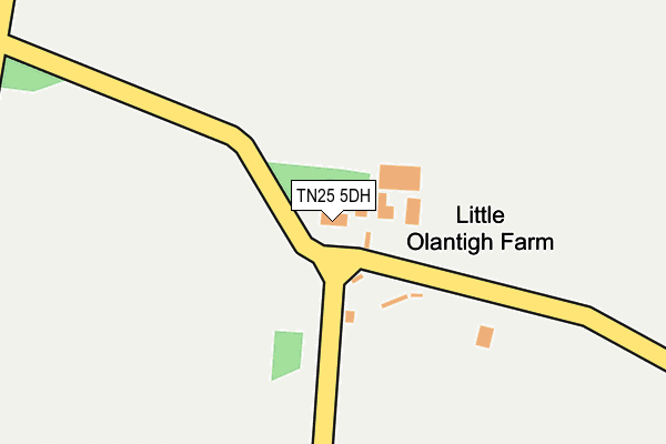 TN25 5DH map - OS OpenMap – Local (Ordnance Survey) TN25 5DH map - OS OpenMap – Local (Ordnance Survey)