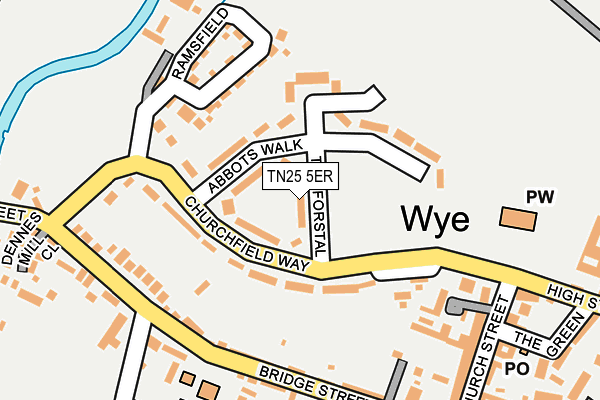 TN25 5ER map - OS OpenMap – Local (Ordnance Survey) TN25 5ER map - OS OpenMap – Local (Ordnance Survey)