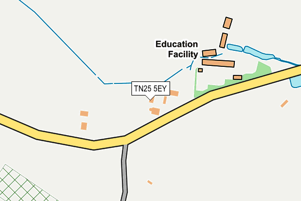 TN25 5EY map - OS OpenMap – Local (Ordnance Survey)