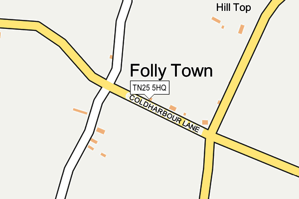 TN25 5HQ map - OS OpenMap – Local (Ordnance Survey) TN25 5HQ map - OS OpenMap – Local (Ordnance Survey)