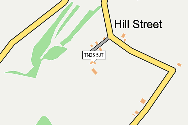 TN25 5JT map - OS OpenMap – Local (Ordnance Survey) TN25 5JT map - OS OpenMap – Local (Ordnance Survey)