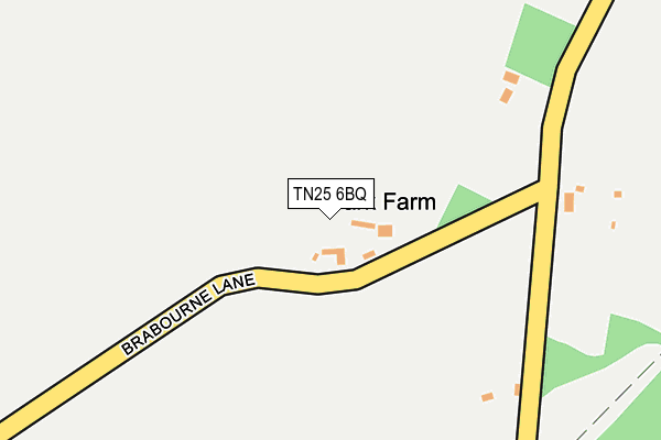 TN25 6BQ map - OS OpenMap – Local (Ordnance Survey) TN25 6BQ map - OS OpenMap – Local (Ordnance Survey)