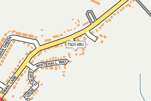 TN25 6BU map - OS OpenMap – Local (Ordnance Survey) TN25 6BU map - OS OpenMap – Local (Ordnance Survey)