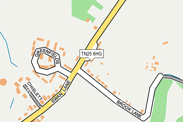 TN25 6HG map - OS OpenMap – Local (Ordnance Survey) TN25 6HG map - OS OpenMap – Local (Ordnance Survey)