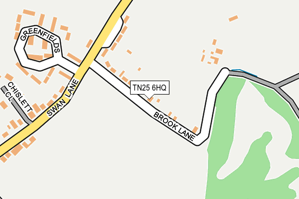 TN25 6HQ map - OS OpenMap – Local (Ordnance Survey) TN25 6HQ map - OS OpenMap – Local (Ordnance Survey)