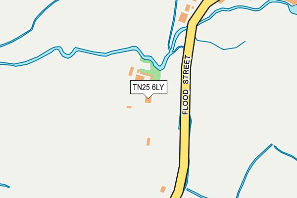 TN25 6LY map - OS OpenMap – Local (Ordnance Survey) TN25 6LY map - OS OpenMap – Local (Ordnance Survey)