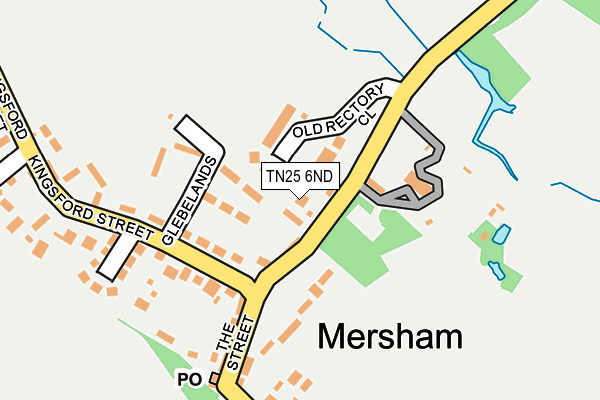 TN25 6ND map - OS OpenMap – Local (Ordnance Survey) TN25 6ND map - OS OpenMap – Local (Ordnance Survey)