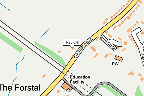 TN25 6NT map - OS OpenMap – Local (Ordnance Survey) TN25 6NT map - OS OpenMap – Local (Ordnance Survey)
