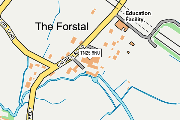 TN25 6NU map - OS OpenMap – Local (Ordnance Survey) TN25 6NU map - OS OpenMap – Local (Ordnance Survey)
