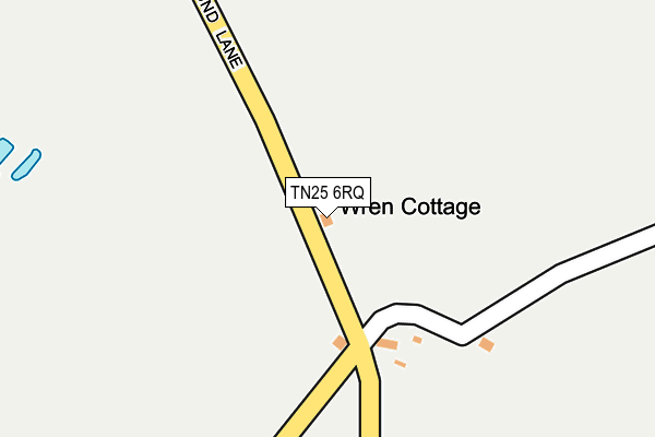 TN25 6RQ map - OS OpenMap – Local (Ordnance Survey) TN25 6RQ map - OS OpenMap – Local (Ordnance Survey)
