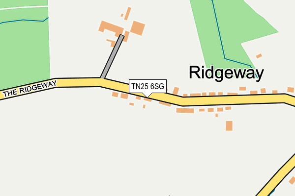 TN25 6SG map - OS OpenMap – Local (Ordnance Survey) TN25 6SG map - OS OpenMap – Local (Ordnance Survey)