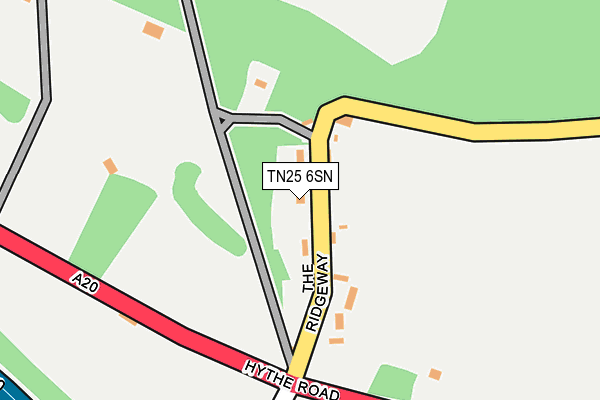 TN25 6SN map - OS OpenMap – Local (Ordnance Survey) TN25 6SN map - OS OpenMap – Local (Ordnance Survey)