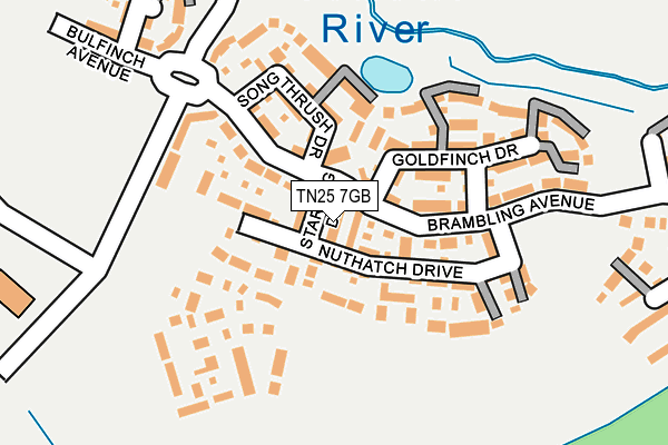 TN25 7GB map - OS OpenMap – Local (Ordnance Survey) TN25 7GB map - OS OpenMap – Local (Ordnance Survey)