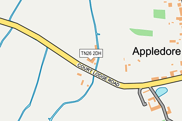 TN26 2DH map - OS OpenMap – Local (Ordnance Survey) TN26 2DH map - OS OpenMap – Local (Ordnance Survey)