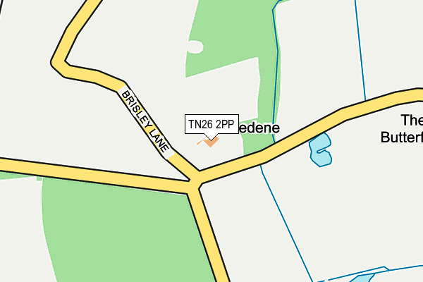 TN26 2PP map - OS OpenMap – Local (Ordnance Survey) TN26 2PP map - OS OpenMap – Local (Ordnance Survey)