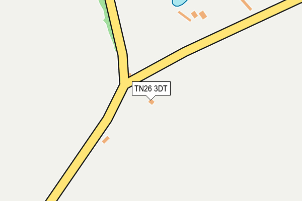 TN26 3DT map - OS OpenMap – Local (Ordnance Survey) TN26 3DT map - OS OpenMap – Local (Ordnance Survey)