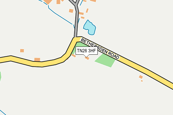 TN26 3HF map - OS OpenMap – Local (Ordnance Survey) TN26 3HF map - OS OpenMap – Local (Ordnance Survey)