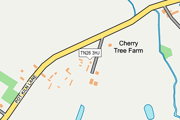 TN26 3HJ map - OS OpenMap – Local (Ordnance Survey) TN26 3HJ map - OS OpenMap – Local (Ordnance Survey)