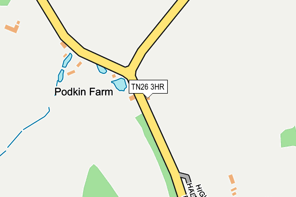 TN26 3HR map - OS OpenMap – Local (Ordnance Survey) TN26 3HR map - OS OpenMap – Local (Ordnance Survey)