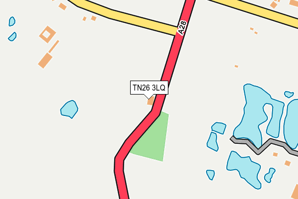 TN26 3LQ map - OS OpenMap – Local (Ordnance Survey) TN26 3LQ map - OS OpenMap – Local (Ordnance Survey)