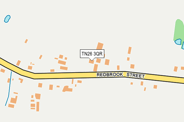 TN26 3QR map - OS OpenMap – Local (Ordnance Survey)