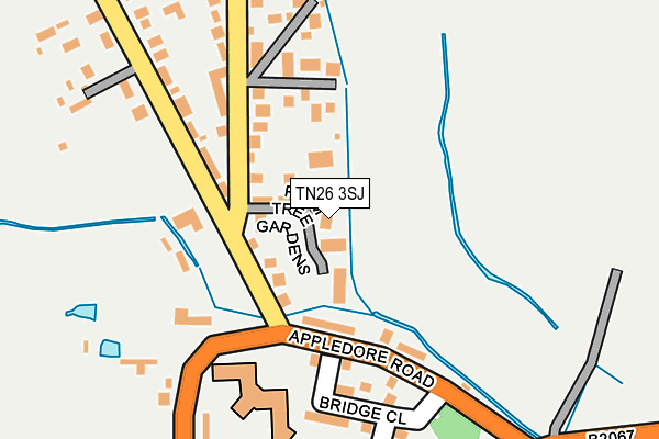 TN26 3SJ map - OS OpenMap – Local (Ordnance Survey) TN26 3SJ map - OS OpenMap – Local (Ordnance Survey)