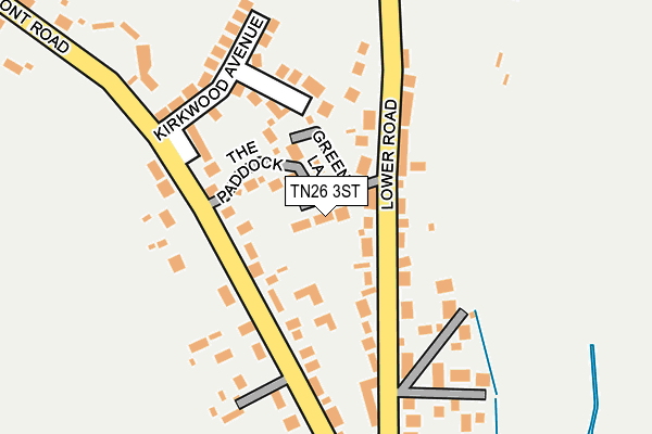 TN26 3ST map - OS OpenMap – Local (Ordnance Survey) TN26 3ST map - OS OpenMap – Local (Ordnance Survey)