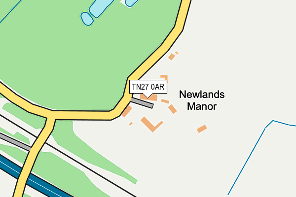 TN27 0AR map - OS OpenMap – Local (Ordnance Survey) TN27 0AR map - OS OpenMap – Local (Ordnance Survey)