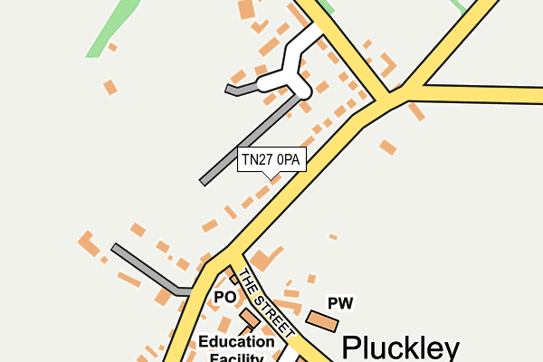 TN27 0PA map - OS OpenMap – Local (Ordnance Survey) TN27 0PA map - OS OpenMap – Local (Ordnance Survey)
