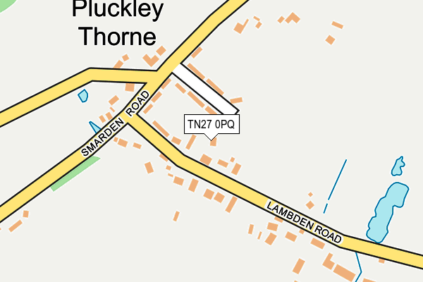 TN27 0PQ map - OS OpenMap – Local (Ordnance Survey) TN27 0PQ map - OS OpenMap – Local (Ordnance Survey)