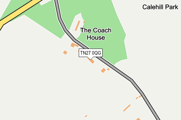 TN27 0QG map - OS OpenMap – Local (Ordnance Survey) TN27 0QG map - OS OpenMap – Local (Ordnance Survey)