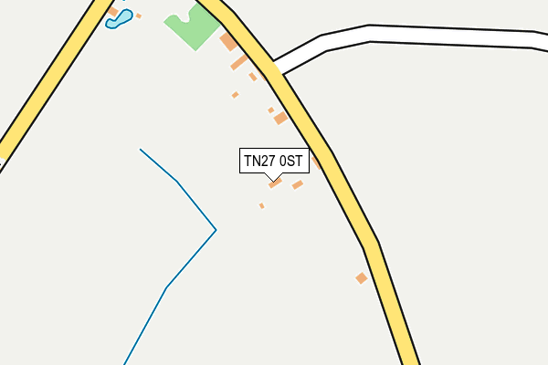 TN27 0ST map - OS OpenMap – Local (Ordnance Survey) TN27 0ST map - OS OpenMap – Local (Ordnance Survey)