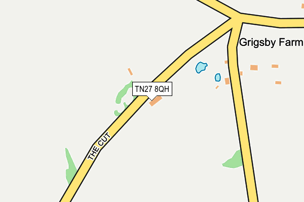 TN27 8QH map - OS OpenMap – Local (Ordnance Survey) TN27 8QH map - OS OpenMap – Local (Ordnance Survey)