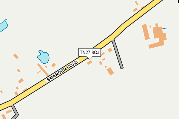 TN27 8QJ map - OS OpenMap – Local (Ordnance Survey) TN27 8QJ map - OS OpenMap – Local (Ordnance Survey)