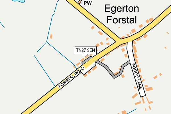 TN27 9EN map - OS OpenMap – Local (Ordnance Survey) TN27 9EN map - OS OpenMap – Local (Ordnance Survey)