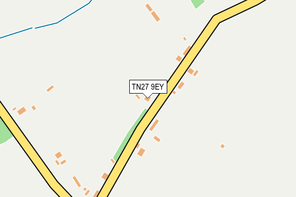 TN27 9EY map - OS OpenMap – Local (Ordnance Survey) TN27 9EY map - OS OpenMap – Local (Ordnance Survey)