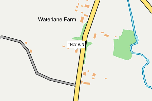 TN27 9JN map - OS OpenMap – Local (Ordnance Survey) TN27 9JN map - OS OpenMap – Local (Ordnance Survey)