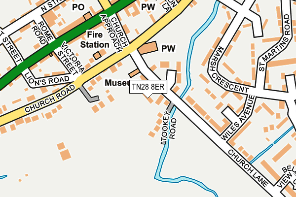 TN28 8ER map - OS OpenMap – Local (Ordnance Survey) TN28 8ER map - OS OpenMap – Local (Ordnance Survey)